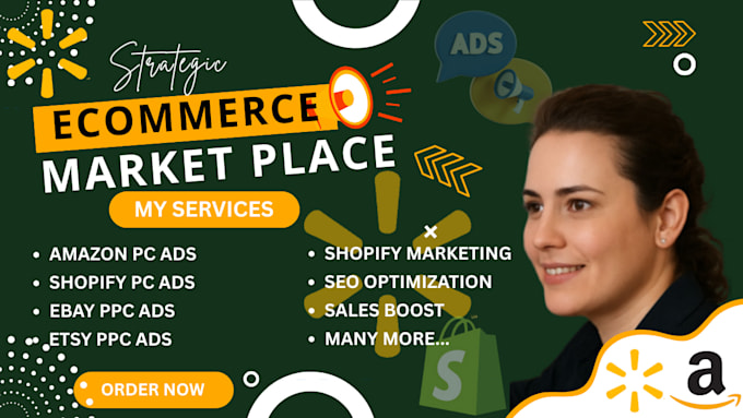 manage etsy, amazon, and walmart PPC ads to grow your sales