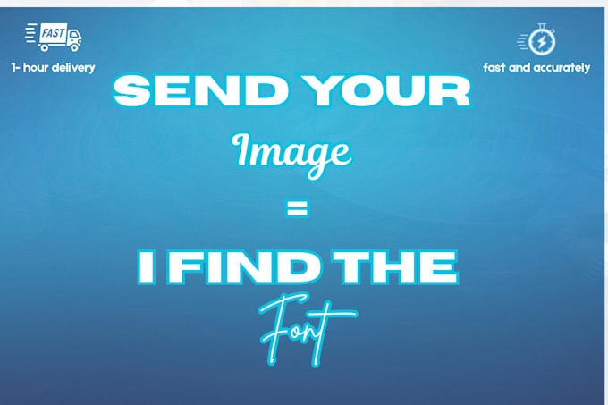 identify any font as soon as possible, recognize font