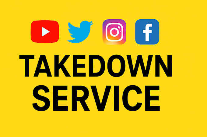 professional copyright takedown service from google, facebook, tiktok, amazon