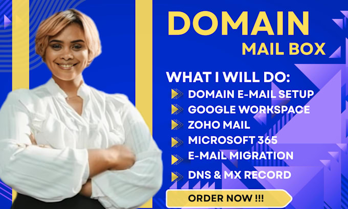 configure domain email, google workspace, microsoft 365 and zoho mail