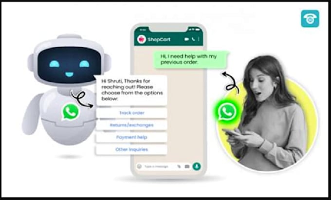 build and design whatsapp chatbot ai chatbot whatsapp api and automation bot