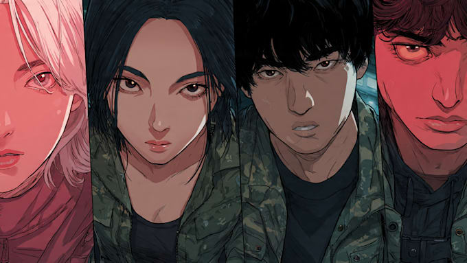 draw your comic book or webtoon cover