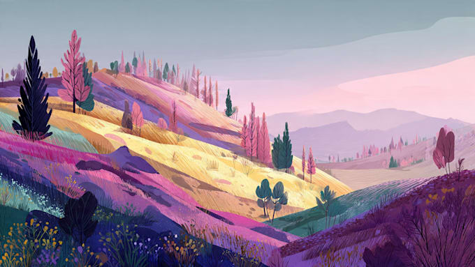 paint stunning landscape illustrations