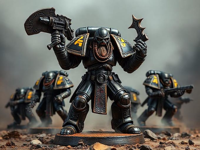 paint your warhammer 40k models using pro miniature painting
