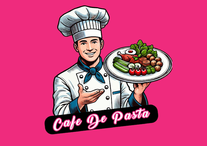 Do restaurant, bar, nightclub, pizza, bbq, food logo and t shirt design ...