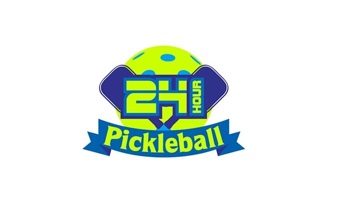 design powerful modern indoor pickle ball facilities logo