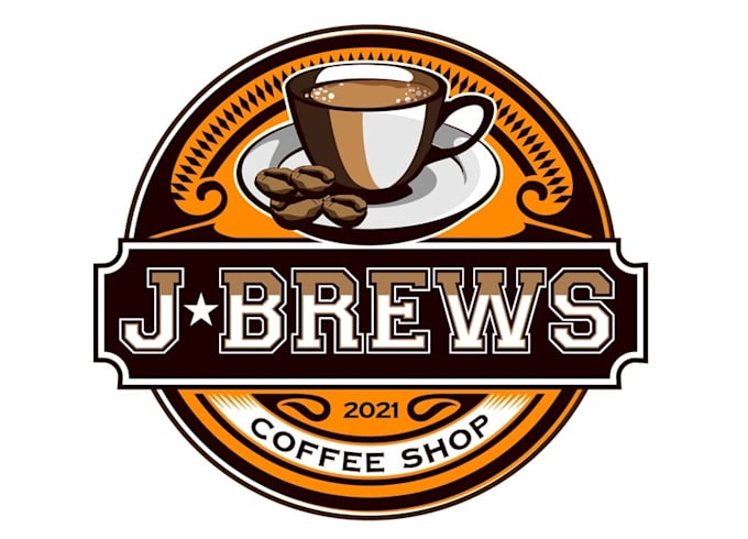 unique luxury coffee logo