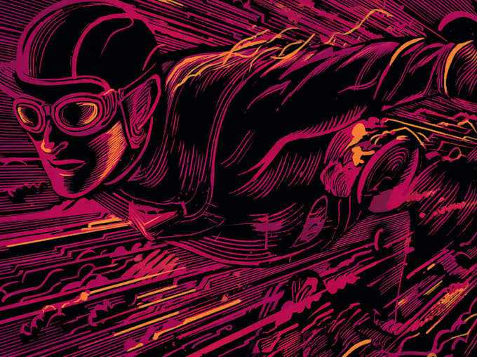 create awesome linocut illustration art