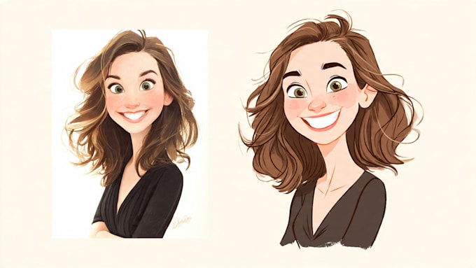 do disney cartoon portrait