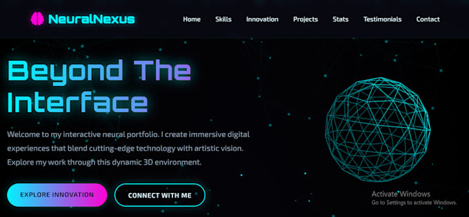 create a portfolio website for you