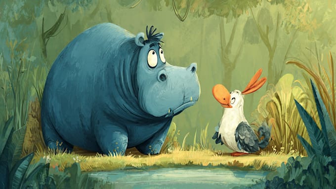 draw a cartoon animal for you