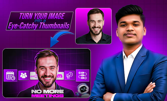 create a professional yt thumbnail