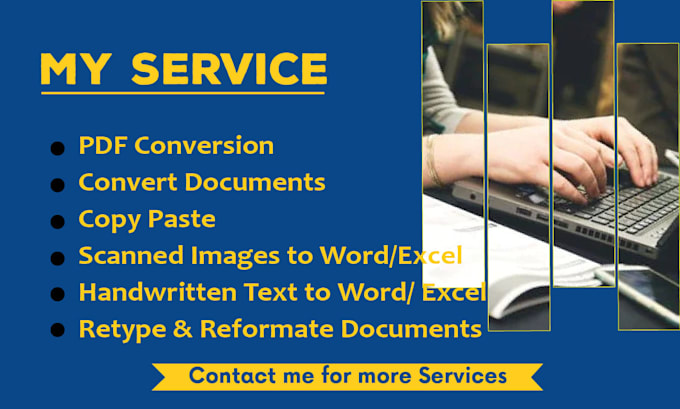 convert, retype, reformate documents, PDF conversion