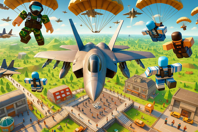 build realistic roblox maps, low poly worlds and  full game environments