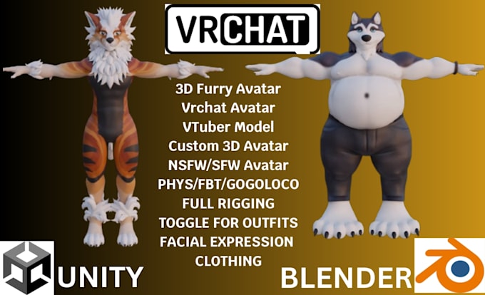 fix, edit, port and pro rig vrchat model, vroid vrm, warudo, koikatsu, mmd, gmod