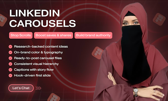 design a linkedin carousel post that builds authority