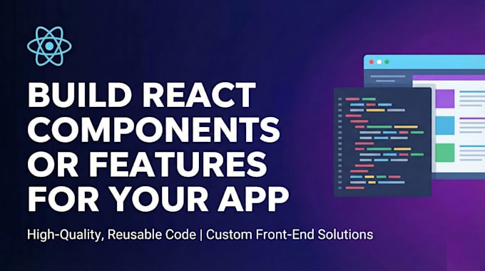 build components and features in react