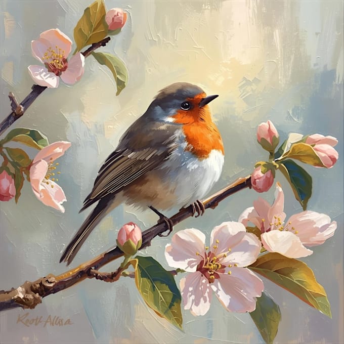 paint any bird you like, wild bird, pets