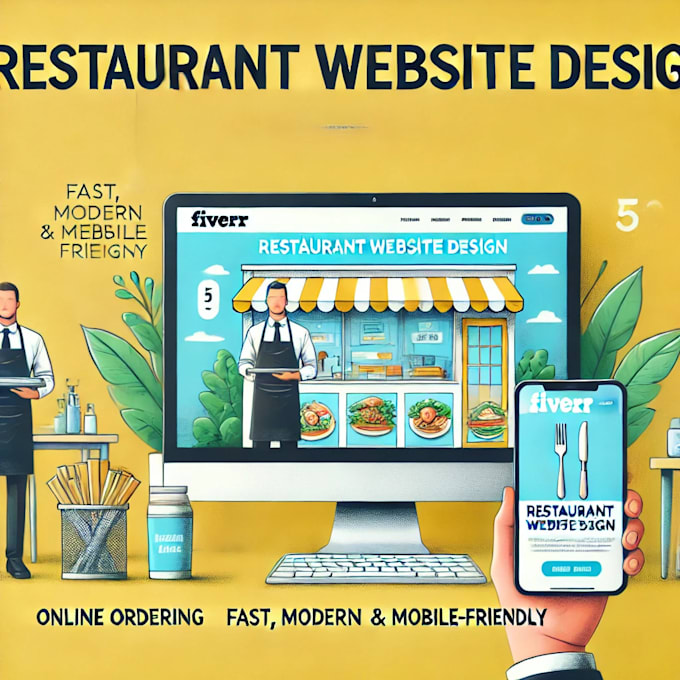 create a mobile optimized bar or cafe, fine dining website