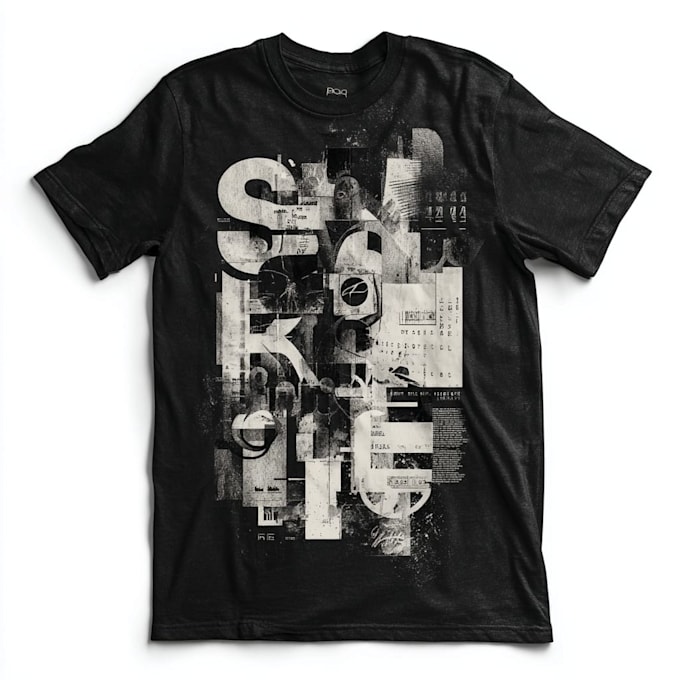 design a typography t shirt design
