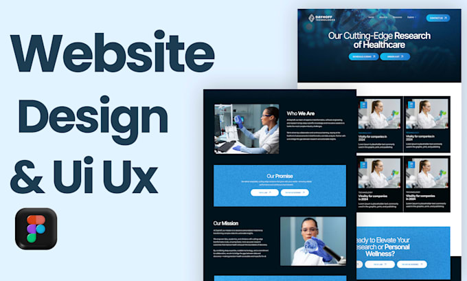 Design high fidelity, pixel perfect website ui ux in figma by ...