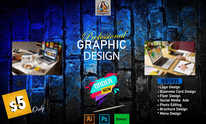 make eye catching design for u on your time