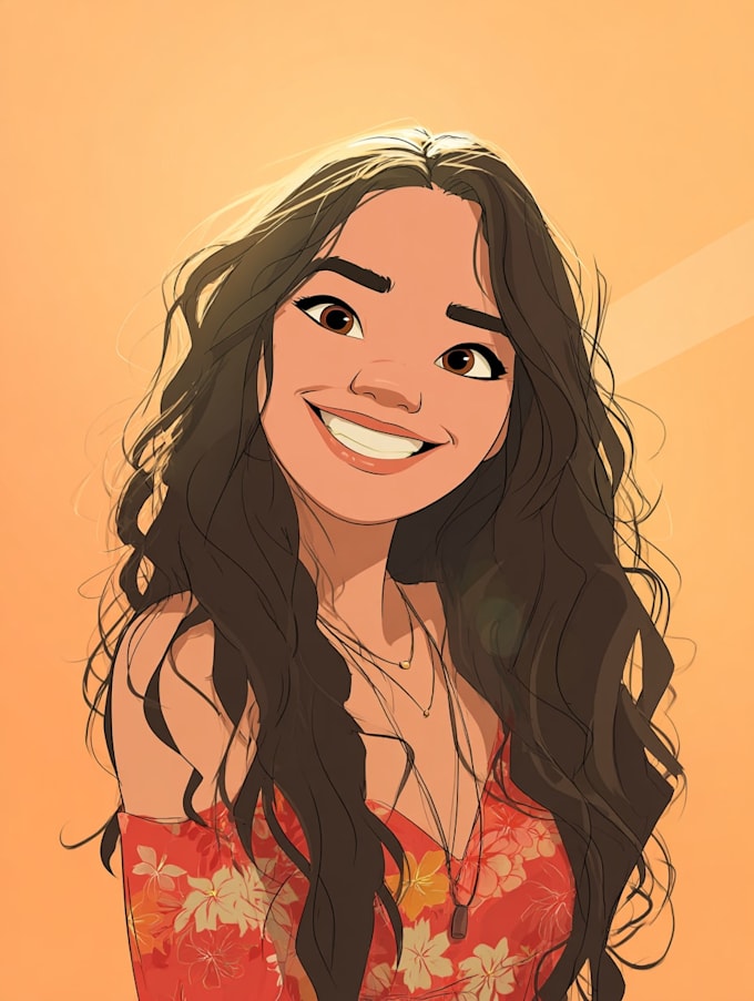 do disney cartoon portrait