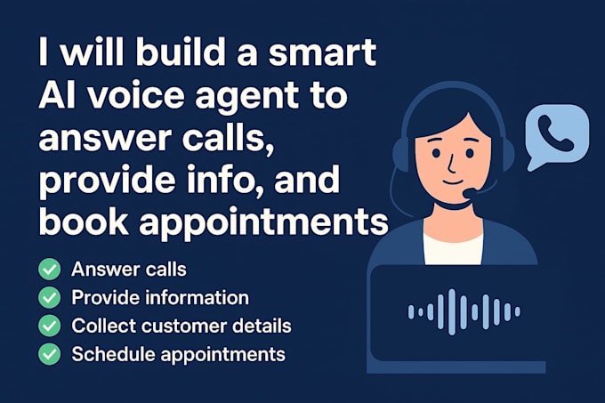 Build a smart ai voice agent ai receptionist to do all tasks by ...