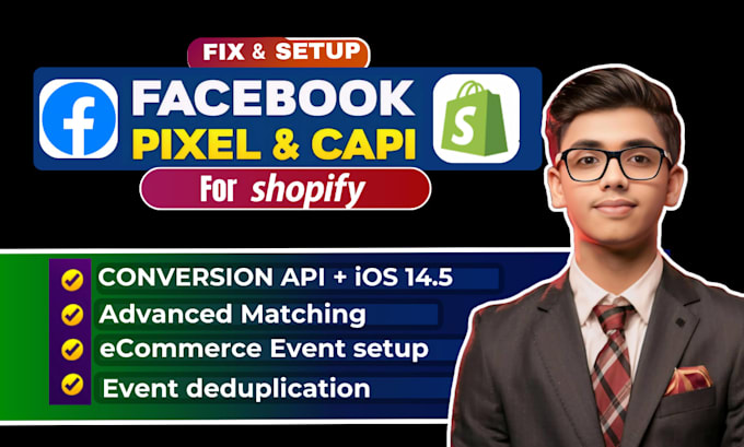setup facebook, meta pixel and conversion API for your shopify store