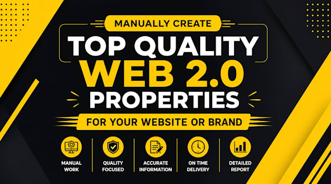 manually create top quality web 20 contextual backlinks for your website