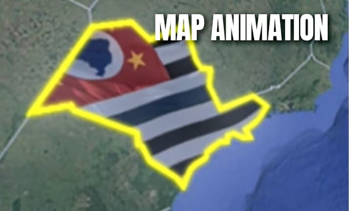 create animated map routes, gps tracking and location motion graphics