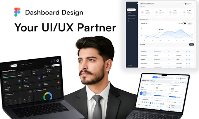 do uiux dashboard, saas, CRM, web app design