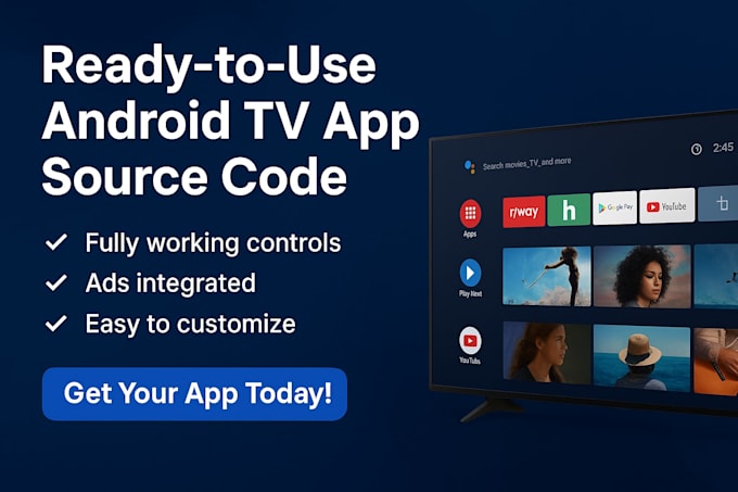 provide ready to use android tv remote app source code