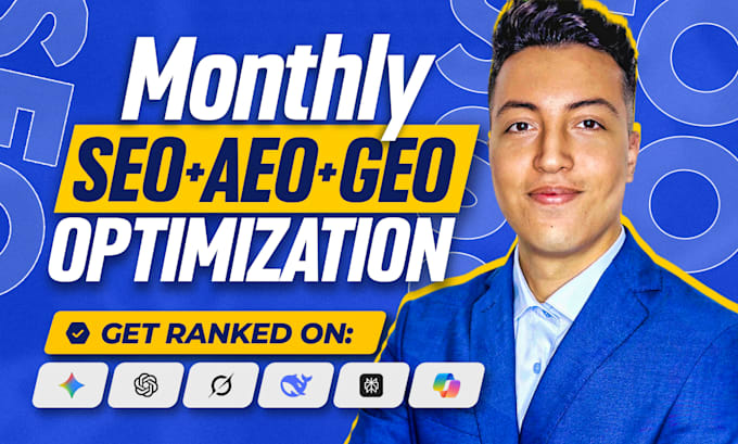 do complete monthly website on page GEO, aeo, local and ai SEO optimization