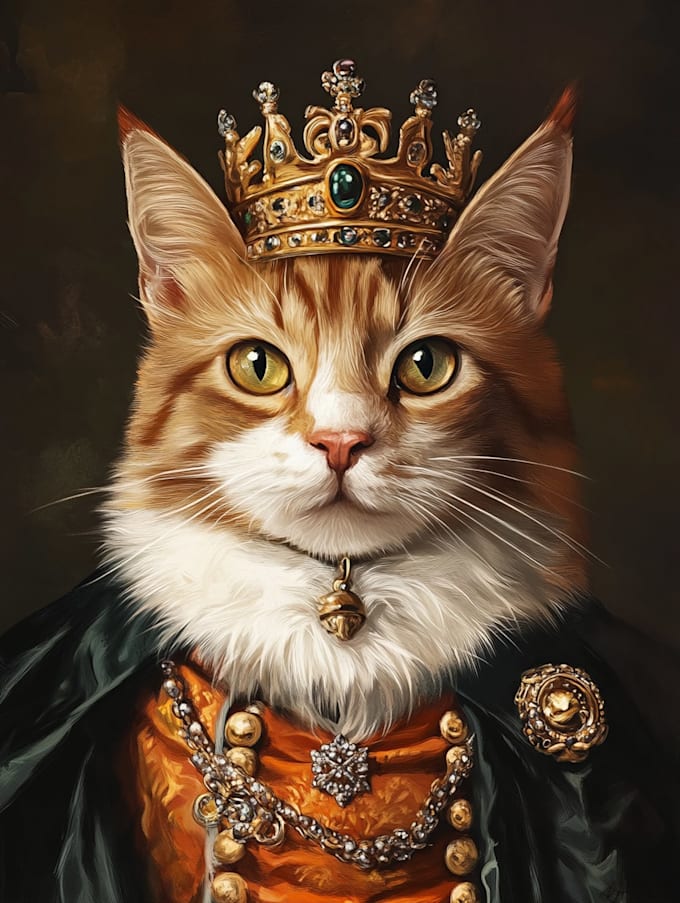 draw your pet into pet portrait illustration