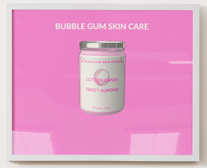 we will create a 3d mockup label for your products for your business
