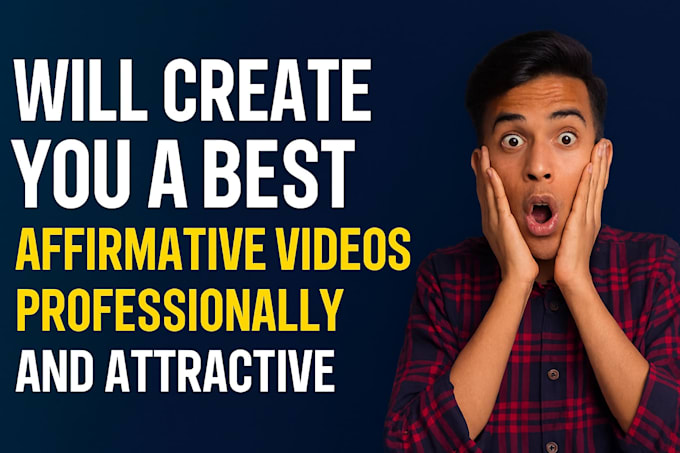 do affirmative videos creation for tiktok instagram youtube