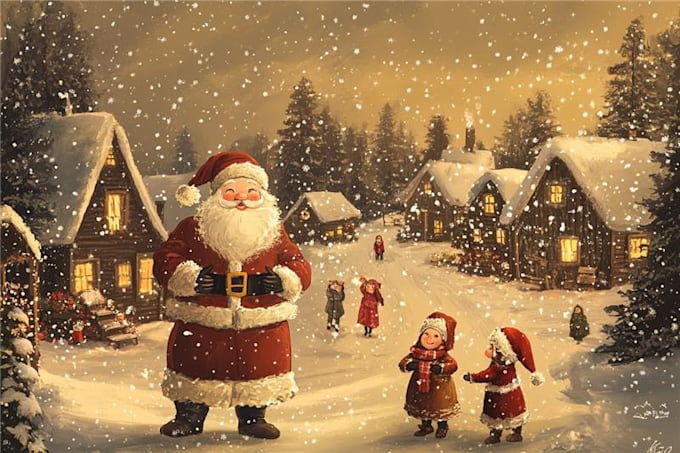 design christmas themed illustration