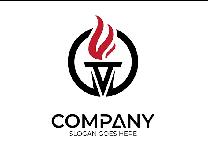 design high quality torch logo with creative concepts
