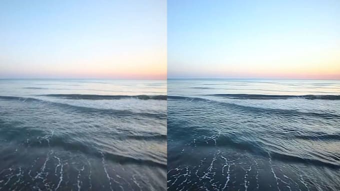 improve video quality by upscaling and denoising