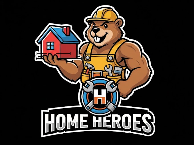 make an elegant home renovation logo with t shirt design