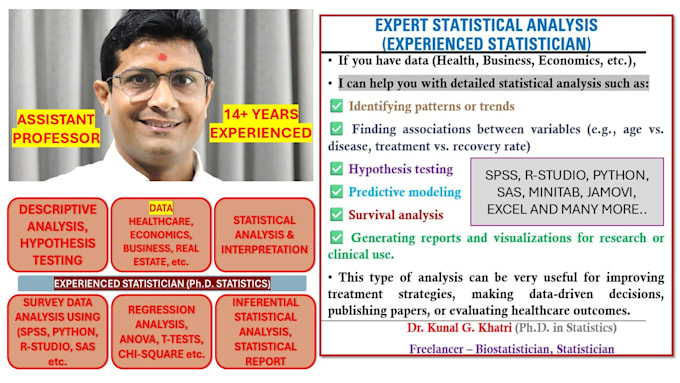 do statistical analysis for phd scholar postgraduate undergraduate students
