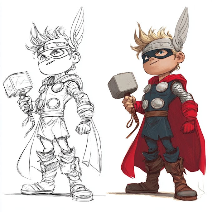 do an anime or comic character