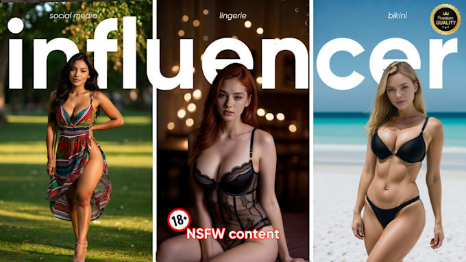 create an ai professional fanvue,onlyfans influencer model