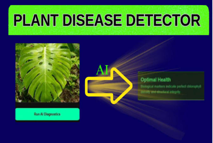 develop ai for plant disease detector with website