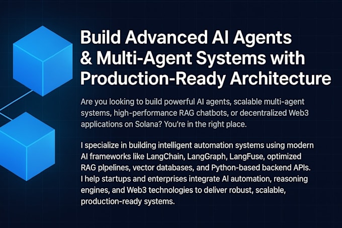build ai agents and multi agent systems
