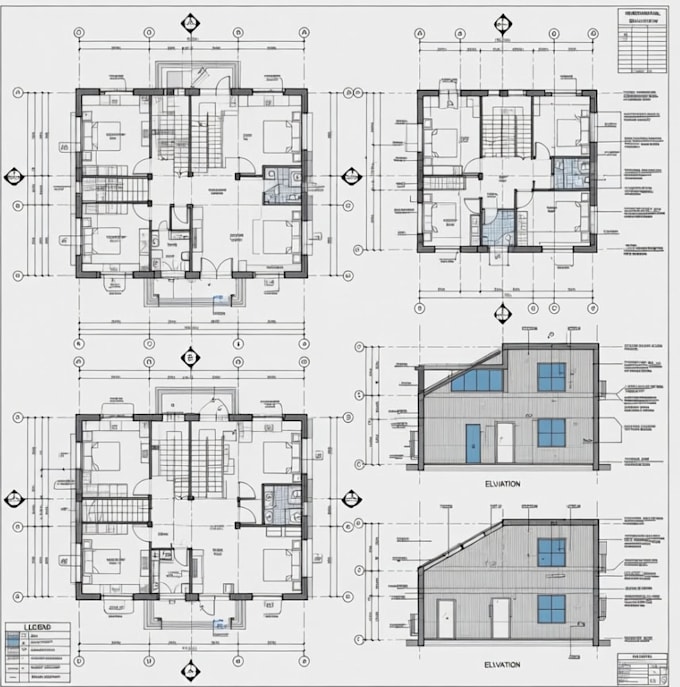 Design architectural floor plans and structural engineering design by ...