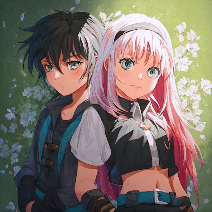 Make a character design and concept art in anime style by Xufleom | Fiverr