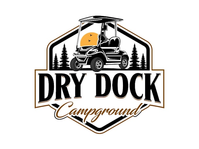 make your imagination in a creation golf carts logo in 24 hours
