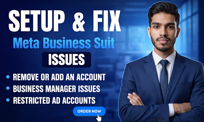 set up and fix meta business suite issues